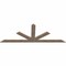 Ekena Millwork Saratoga Smooth Timber Gable Bracket, Douglas Fir, 96"W x 36"H x 1 1/2"D x 5 1/2"F, 9/12 Pitch GBW096X36X0206SAR00SDF - alternate 4